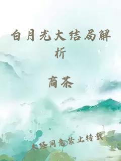 白月光大結(jié)局解析