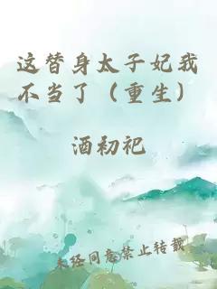 這替身太子妃我不當(dāng)了（重生）